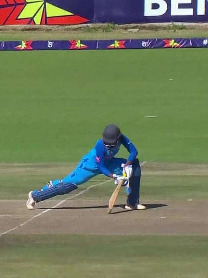 Wicket - Trisha-Gongadi - South-Africa-U19s-Women v India-U19s-Women ICC U19W T20WC 2023