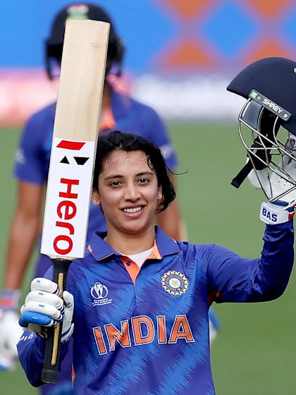 Smriti Mandhana – India's elegant run machine | 100% Cricket