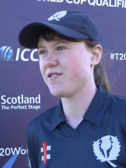 ICC T20WC Qualifier: SCO v NED – Player of the Match Sarah Bryce