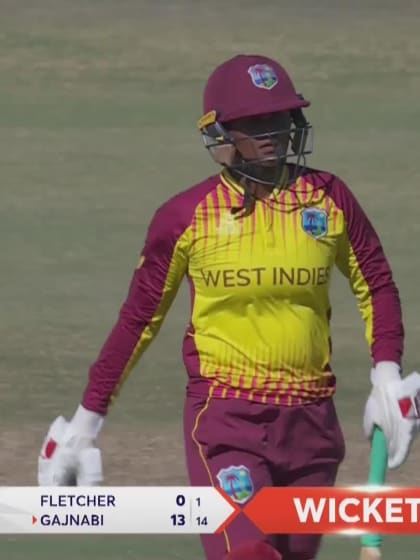 Shabika Gajnabi - Wicket - Pakistan vs West Indies