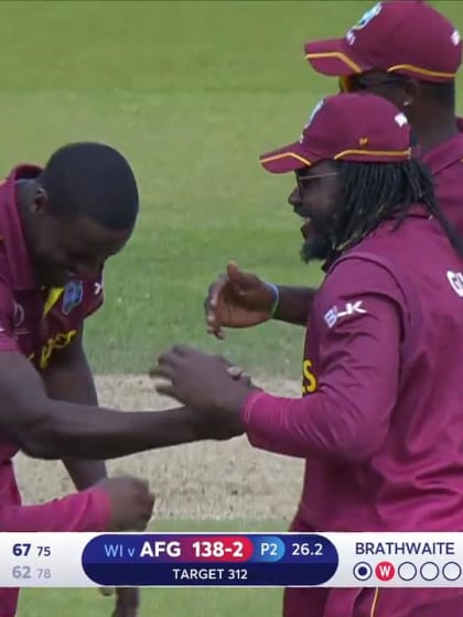 CWC19: AFG v WI – Highlights of Carlos Brathwaite's 4/63