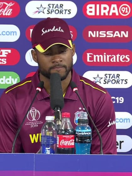 CWC19: AFG v WI – Shai Hope post-match press conference