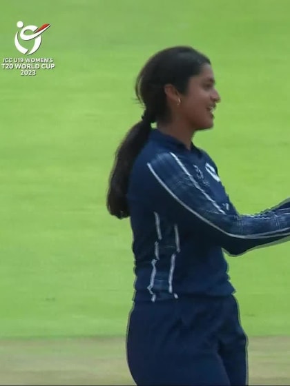 Wicket-Laasaya-Mullapudi-USA-U19s-Women v Scotland-U19s-Women ICC U19W T20WC 2023