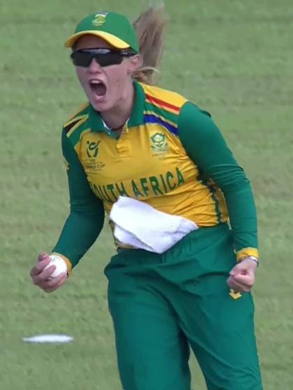 Niamh MacNulty with a Batting vs South Africa Women Under-19