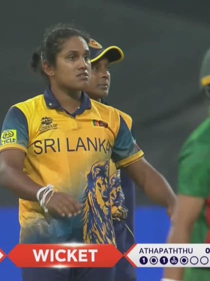 Wicket-Sobhana-Mostary-Bangladesh v Sri-Lanka-Women ICC T20WC 2023