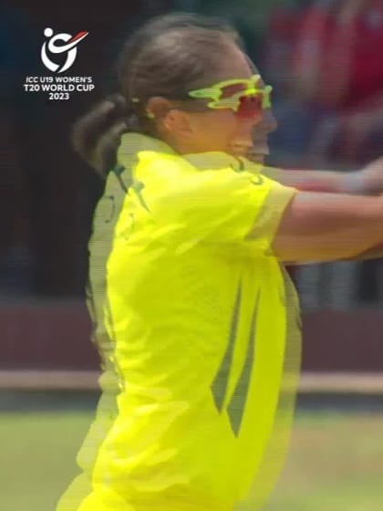 Wicket-Ryana-Macdonald-Gay-England-U19s-Women v Australia-U19s-Women ICC U19W T20WC 2023