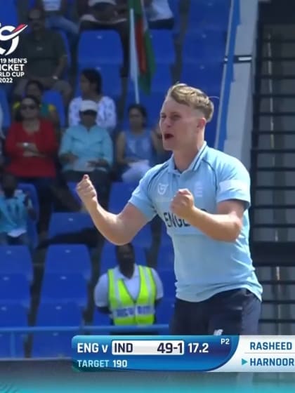 Alex Horton takes a blinder | ENG v IND | ICC U19 Men's CWC 2022