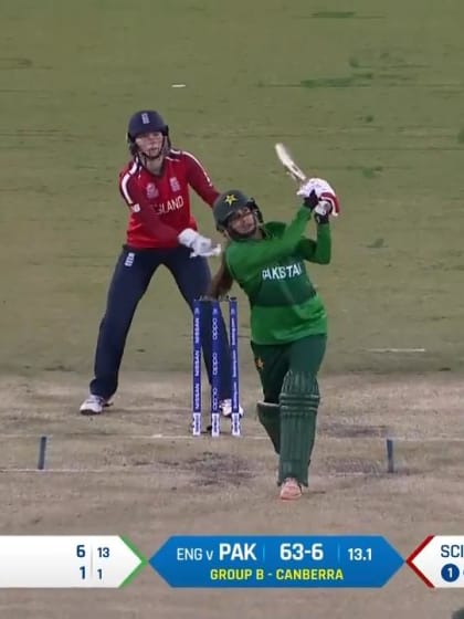 WT20WC: Eng v Pak – Riaz's massive six