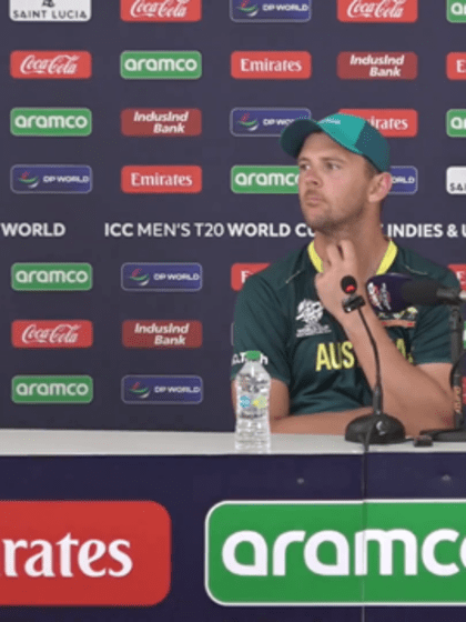 Josh Hazlewood (Australia player) post-match Press Conference - 24th June 2024