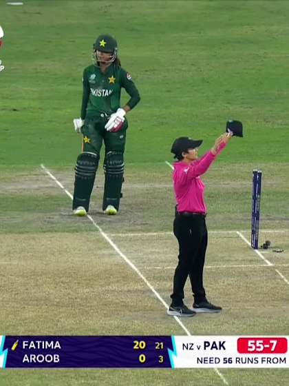 Syeda Shah - Wicket - Pakistan vs New Zealand