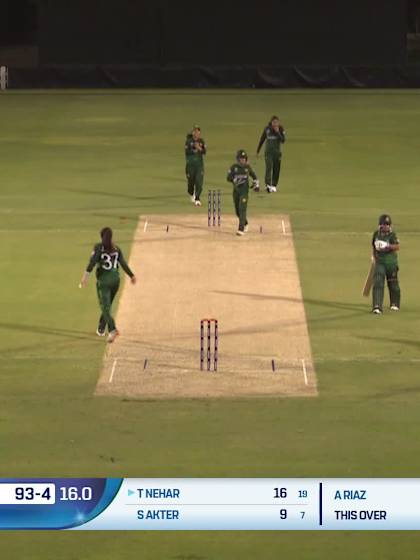 Taj Nehar - Wicket - Bangladesh Women vs Pakistan Women