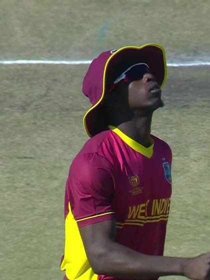 Jatinder Singh - Wicket - West Indies vs Oman
