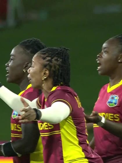 Winning moment: West Indies seal win in thrilling opener