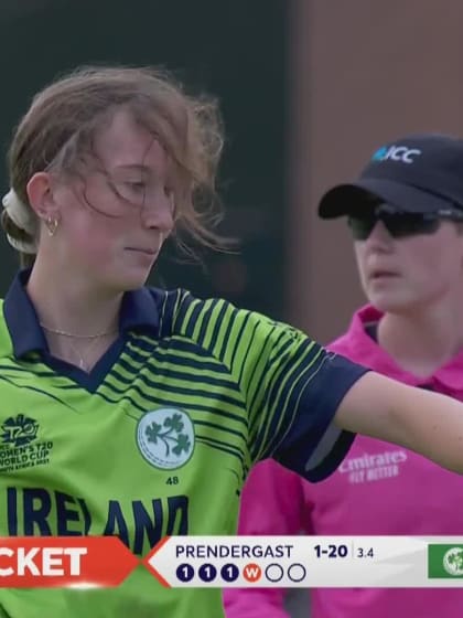 Smriti Mandhana - Wicket - India vs Ireland