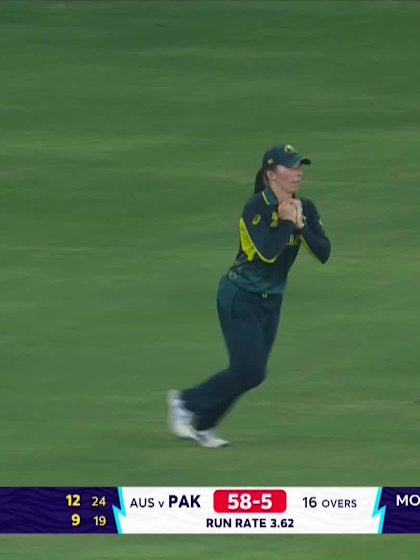 Iram Javed - Wicket - Australia vs Pakistan