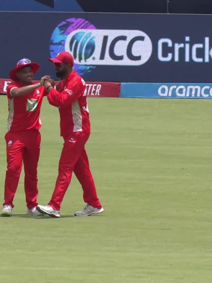 Anil Sah with a Batting vs. Canada