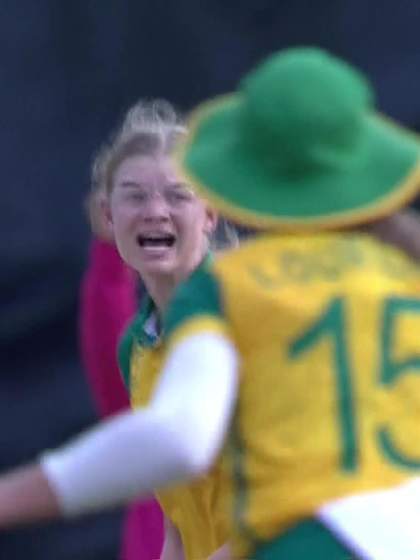 F Sargent with a Batting vs South Africa Women Under-19