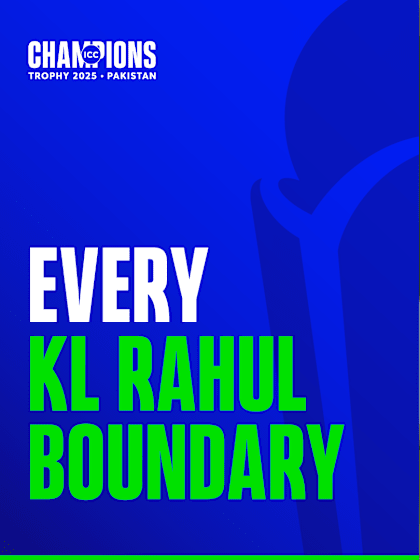 Every KL Rahul Boundary | Champions Trophy 2025