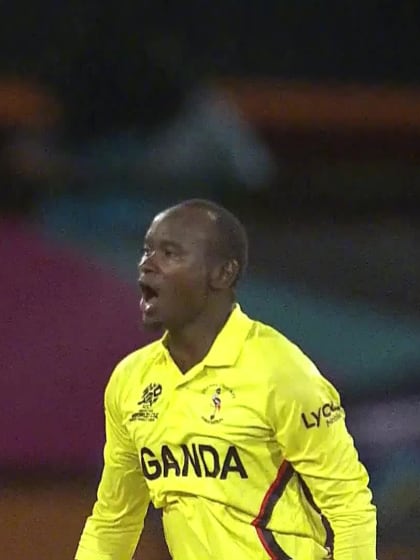 Chad Soper - Wicket - Papua New Guinea vs Uganda