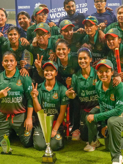 Bangladesh crowned champions at the ICC Women's T20 World Cup Qualifier 2022