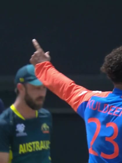 Glenn Maxwell - Wicket - Australia vs India