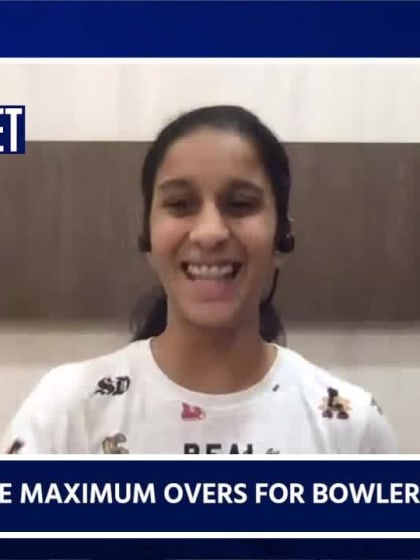 Jemimah on increasing the maximum overs for bowlers