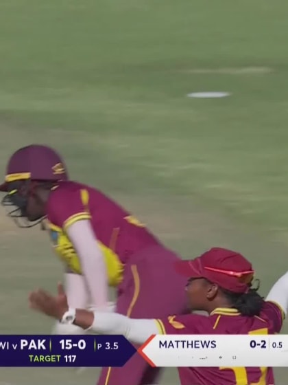 Muneeba Ali Siddiqui - Wicket - Pakistan vs West Indies