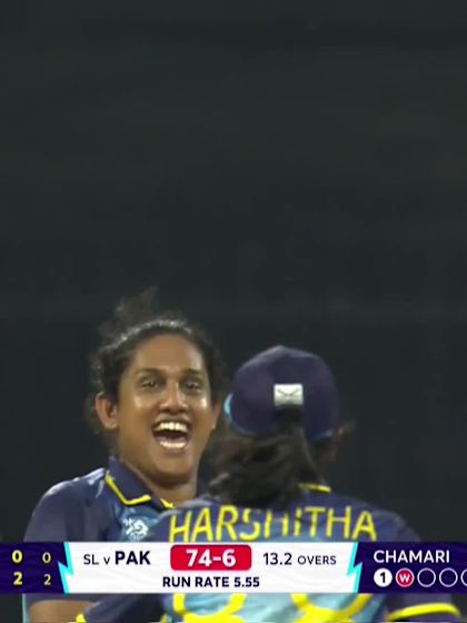 Aliya Riaz - Wicket - Pakistan vs Sri Lanka