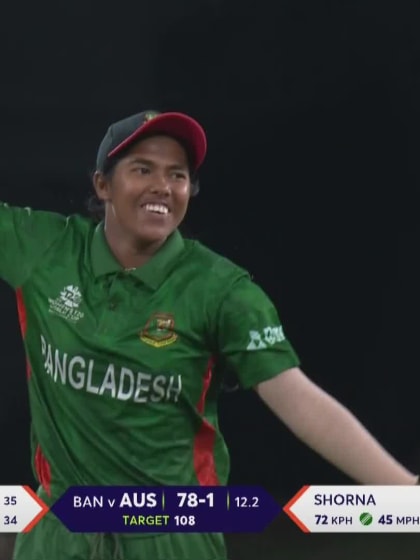 Wicket-Alyssa-Healy-Australia-Women v Bangladesh ICC T20WC 2023