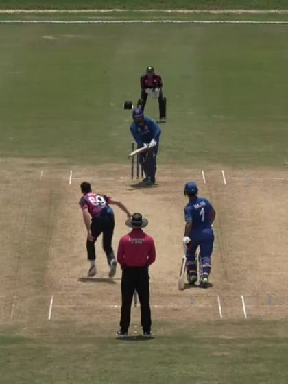 Mohammad Nabi - Wicket - Scotland vs Afghanistan