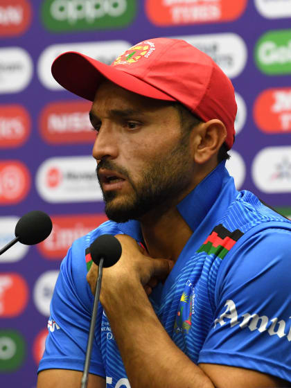 8 June - Taunton - Afghanistan Captain Gulbadin Naib post-match press conference