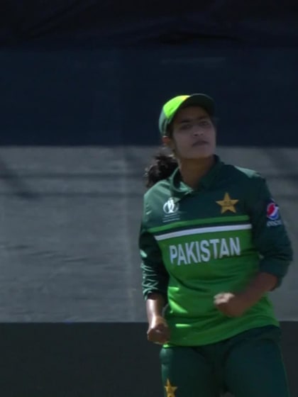 WICKET: Deepti Sharma is clean bowled for 40