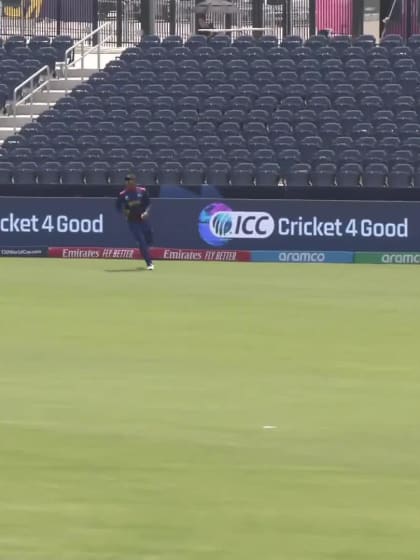 Saad Zafar with a Batting vs. Nepal