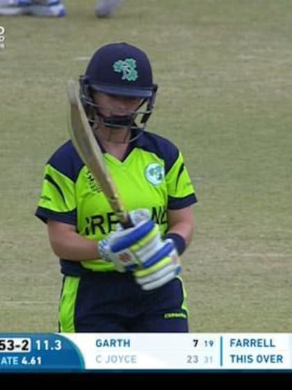 Cecelia Joyce Wicket Fall IRE V AUS Video ICC Womens WT20 2016