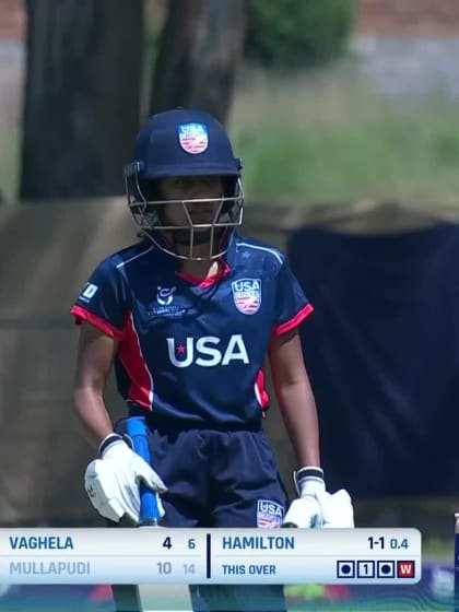 Wicket---Australia-U19s-Women v USA-U19s-Women ICC U19W T20WC 2023