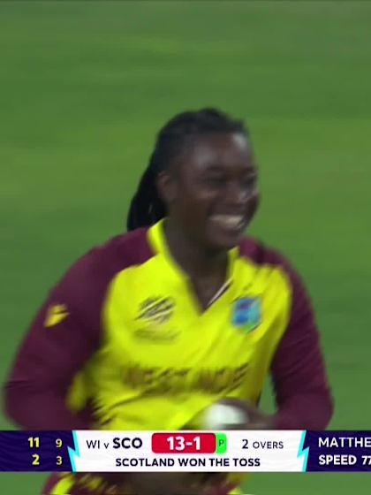 Saskia Horley - Wicket - West Indies vs Scotland