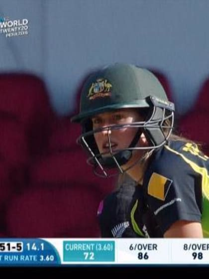 Ellyse Perry Innings for Australia V New Zealand Video ICC Womens WT20 2016