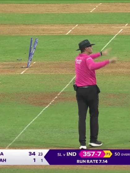 Ravindra Jadeja - Wicket - India vs Sri Lanka