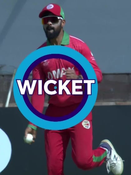 Sean Williams - Wicket - Zimbabwe vs Oman