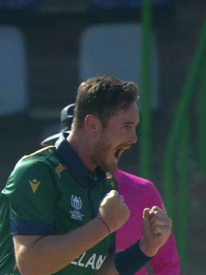 Brandon McMullen - Wicket - Ireland vs Scotland