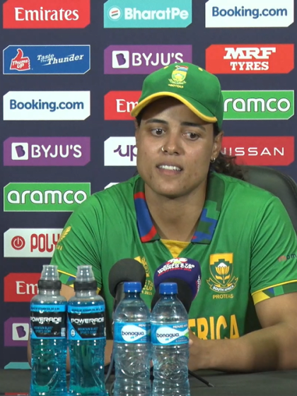 13 February - Paarl - South Africa player Chloe Tryon post-match press conference