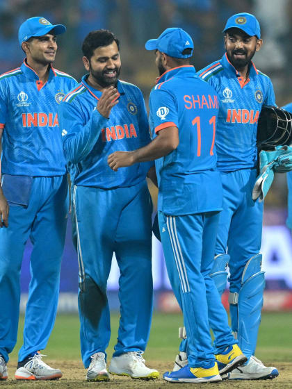 India win their ninth successive contest in CWC23