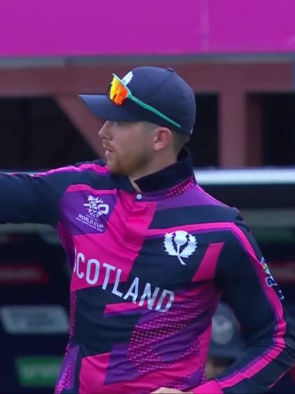 Malan Kruger - Wicket - Namibia vs Scotland