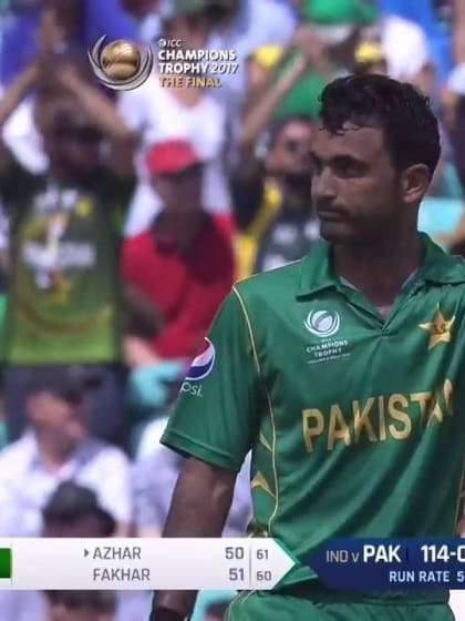 CENTURY: Fakhar Zaman scores his maiden ODI century