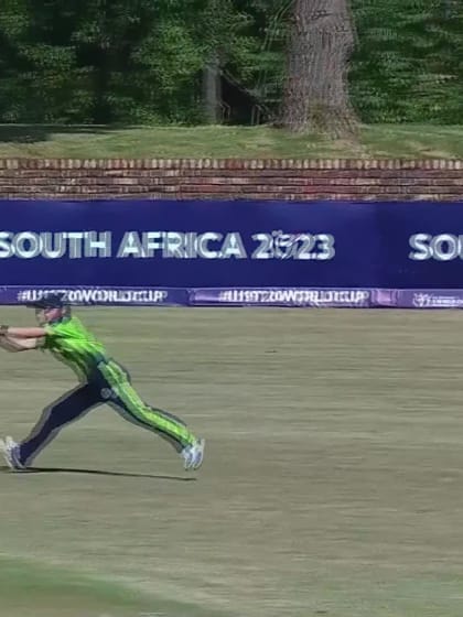 Wicket-Shawaal-Zulfiqar-Pakistan-U19s-Women v Ireland-U19s-Women ICC U19W T20WC 2023