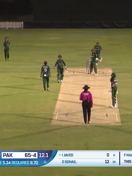 Iram Javed - Wicket - Bangladesh Women vs Pakistan Women