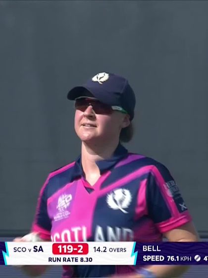 Tazmin Brits - Wicket - South Africa vs Scotland