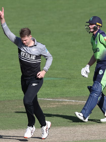 Wicket - Gareth Delany - Ireland v New-Zealand ICC T20WC 2022