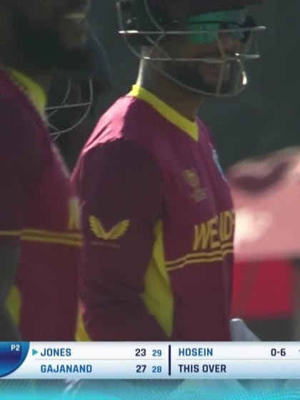 Aaron Jones - Wicket - West Indies vs USA