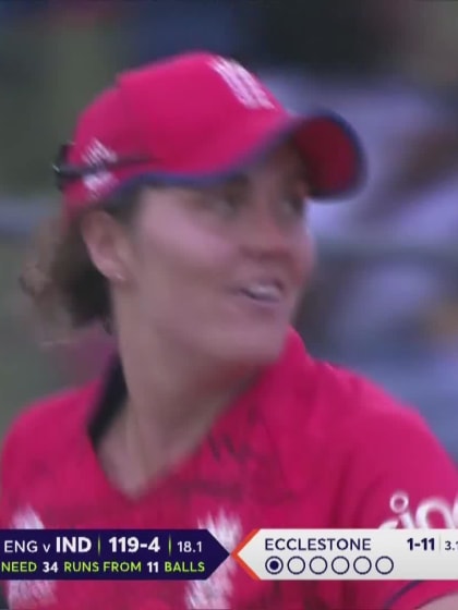 Wicket-Deepti-Sharma-England-Women v India-Women ICC T20WC 2023